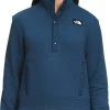 The North Face Edgewater Quilted 1/4 Snap Fleece - Girls
