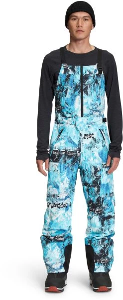 The North Face Printed Dragline Bib Snowboard Pants